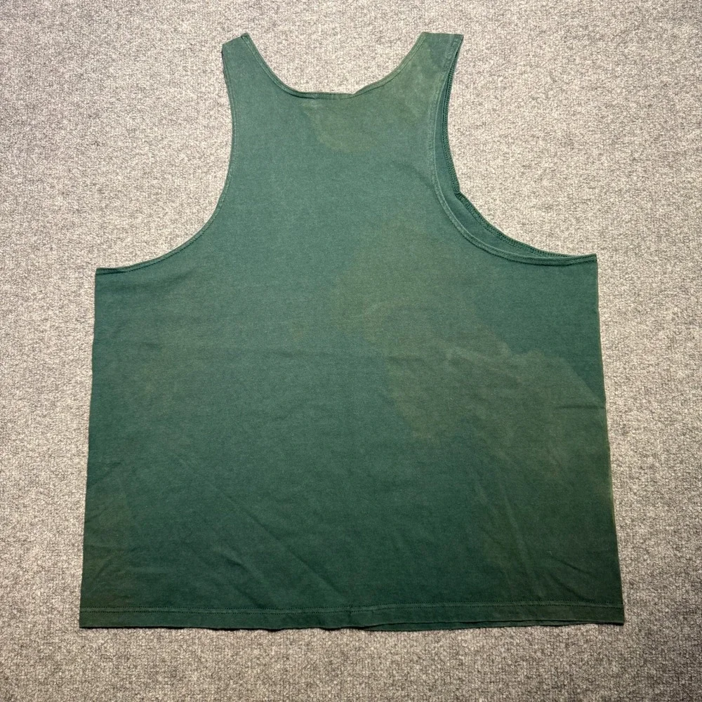 Vintage 90s Nike Tank Top XL Forest Green Swoosh Logo
